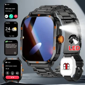 Smart Watch With Flashlight